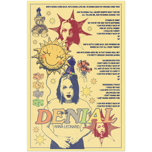 "Denial" Gummy Bear Poster